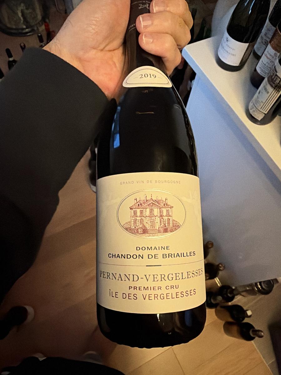 Label of Domaine Chandon de Briailles Île des Vergelesses